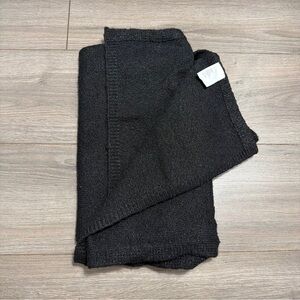 Oak+Fort Black Knit Scarf - BRAND NEW